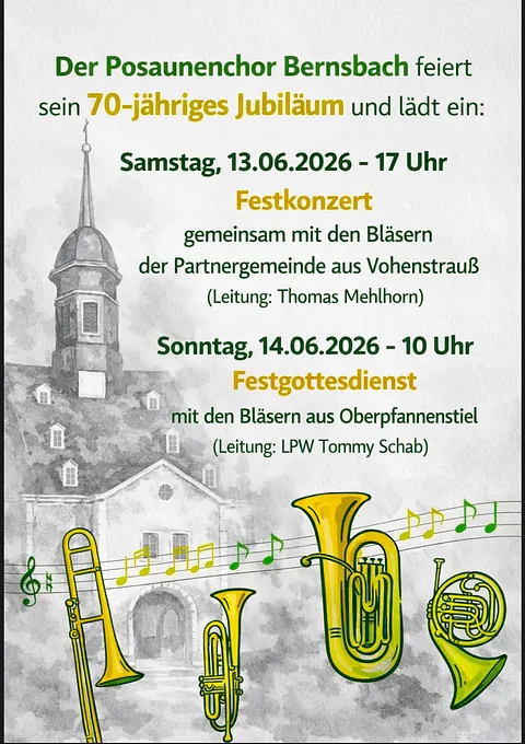 70 Jahre Posaunenchor Bernsbach